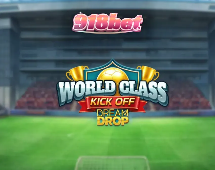 Interface do jogo World Class Kick Off Dream Drop em um smartphone
